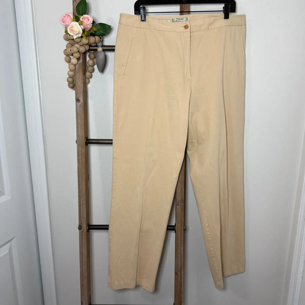 Tommy Bahama Dark Cream‎ Casual Khaki Pants Size 16